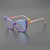 Cory Acetate Cat Eye Glasses Frame Cat Eye Frames Southood Purple